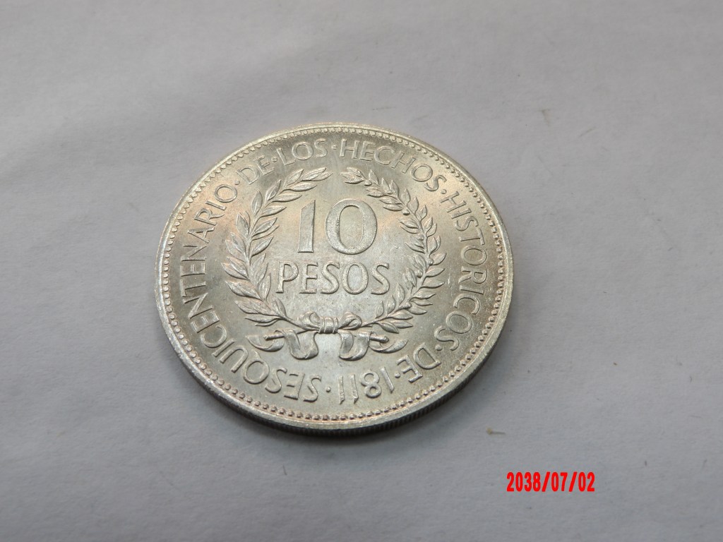 URUGUAY, 1961, 10 Pesos
