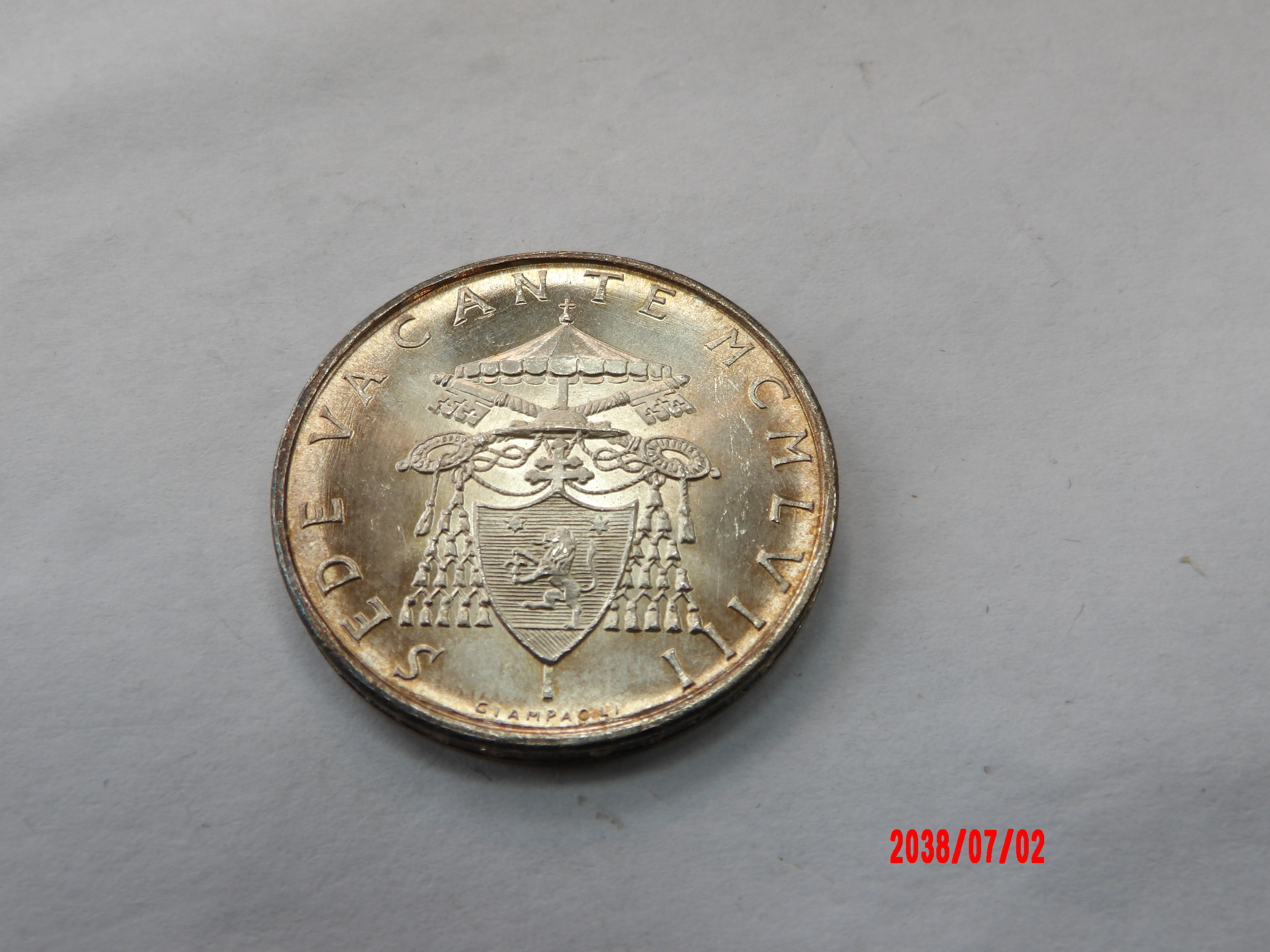 VATICAN CITY, 1958, 500 Lire - Image 1