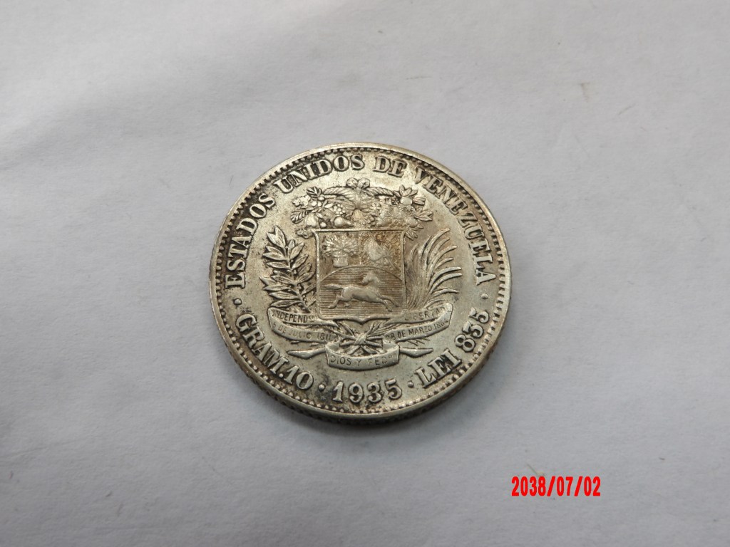 VENEZUELA, 1935, 2 Bolivares*