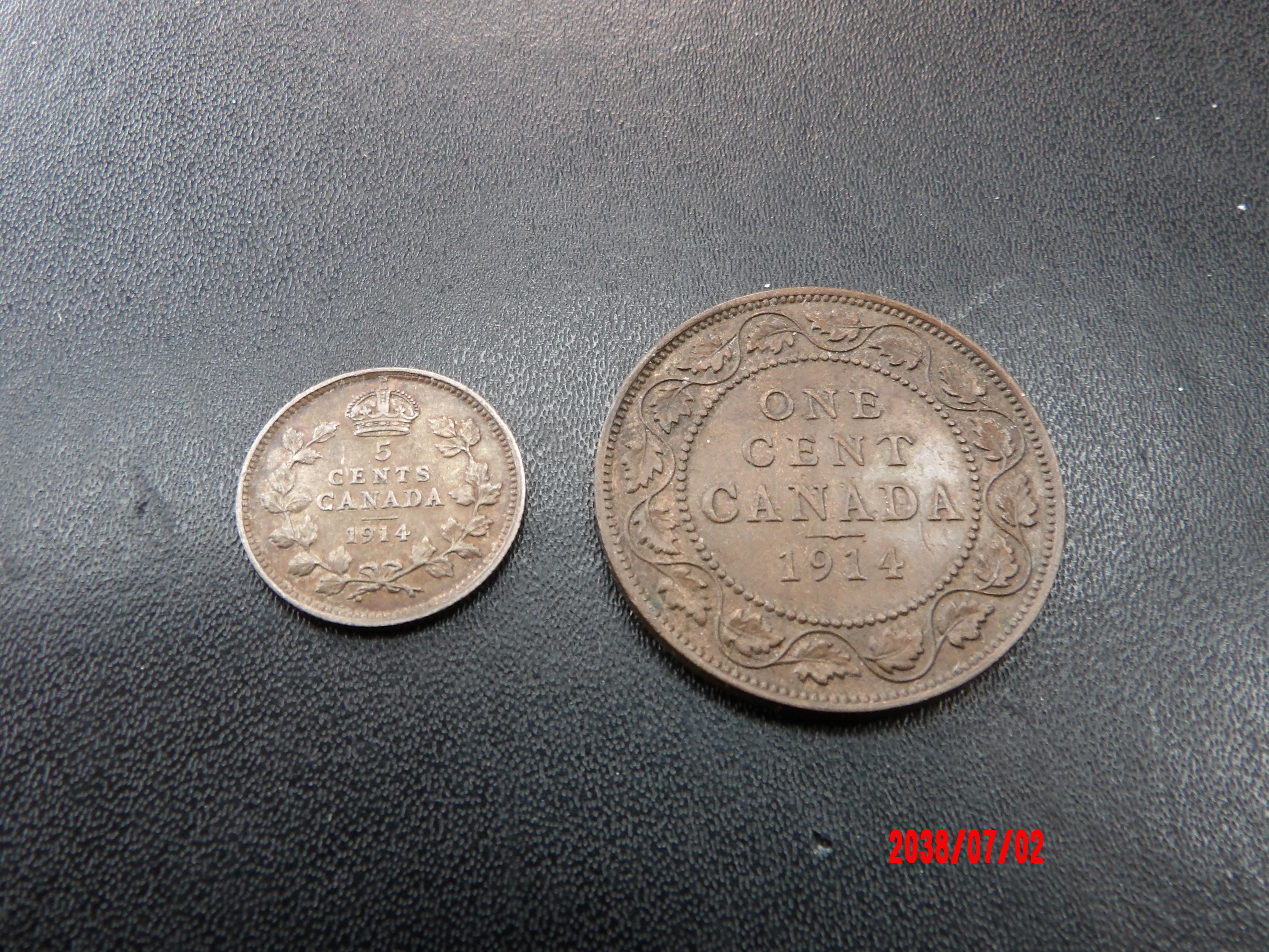 CANADA, 1914, Cent, 5 Cents - Image 2