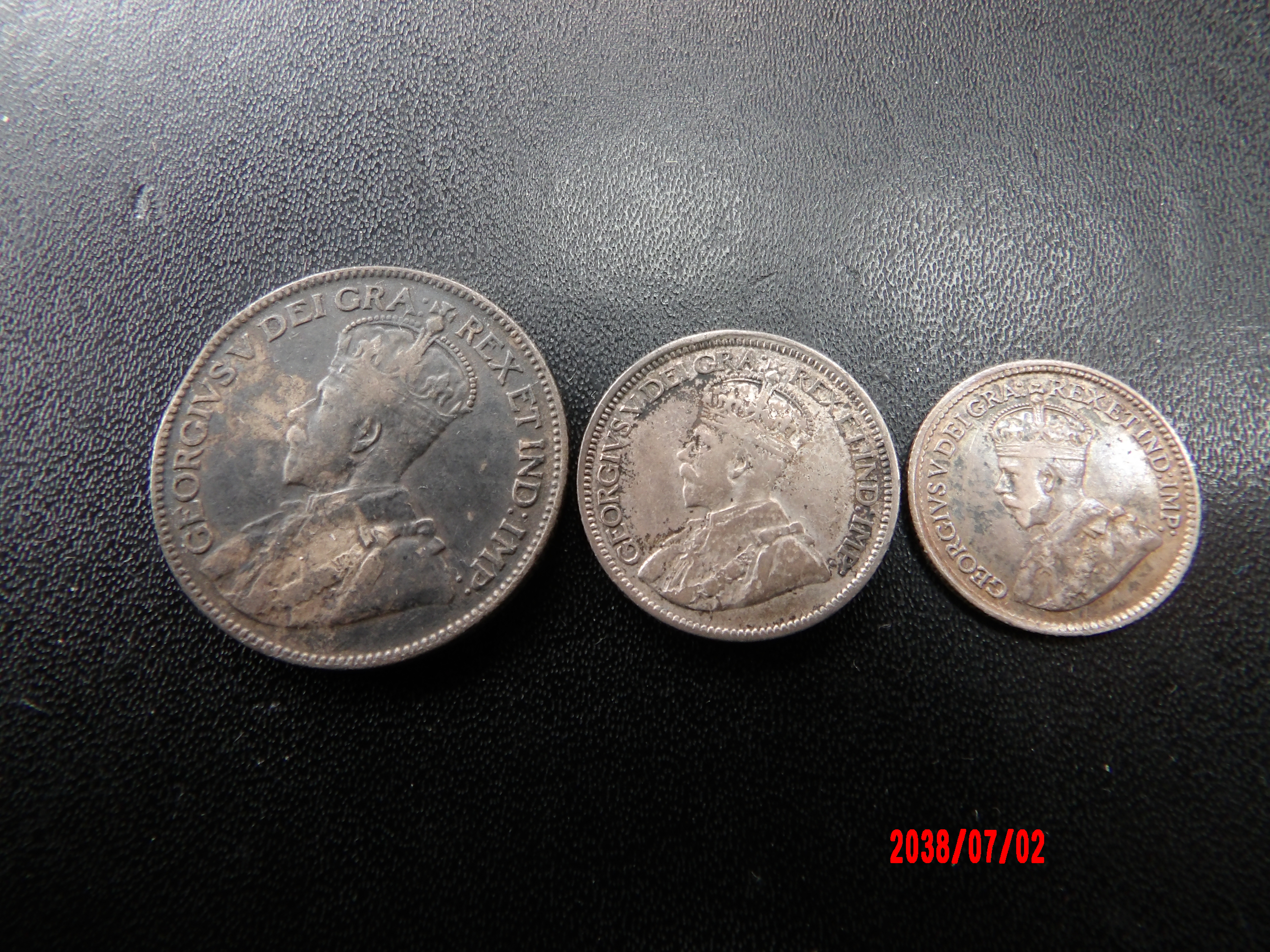 CANADA, 1919, 5,10,25 Cents - Image 1