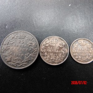 CANADA, 1919, 5,10,25 Cents - Image 2