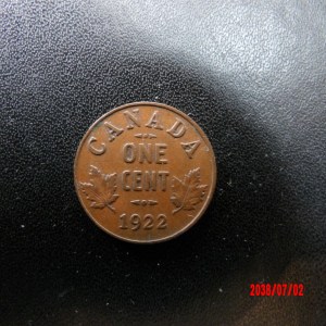 CANADA, 1922, Cent - Image 2