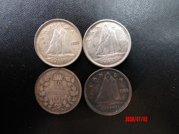 CANADA, Lot, 10 Cent*
