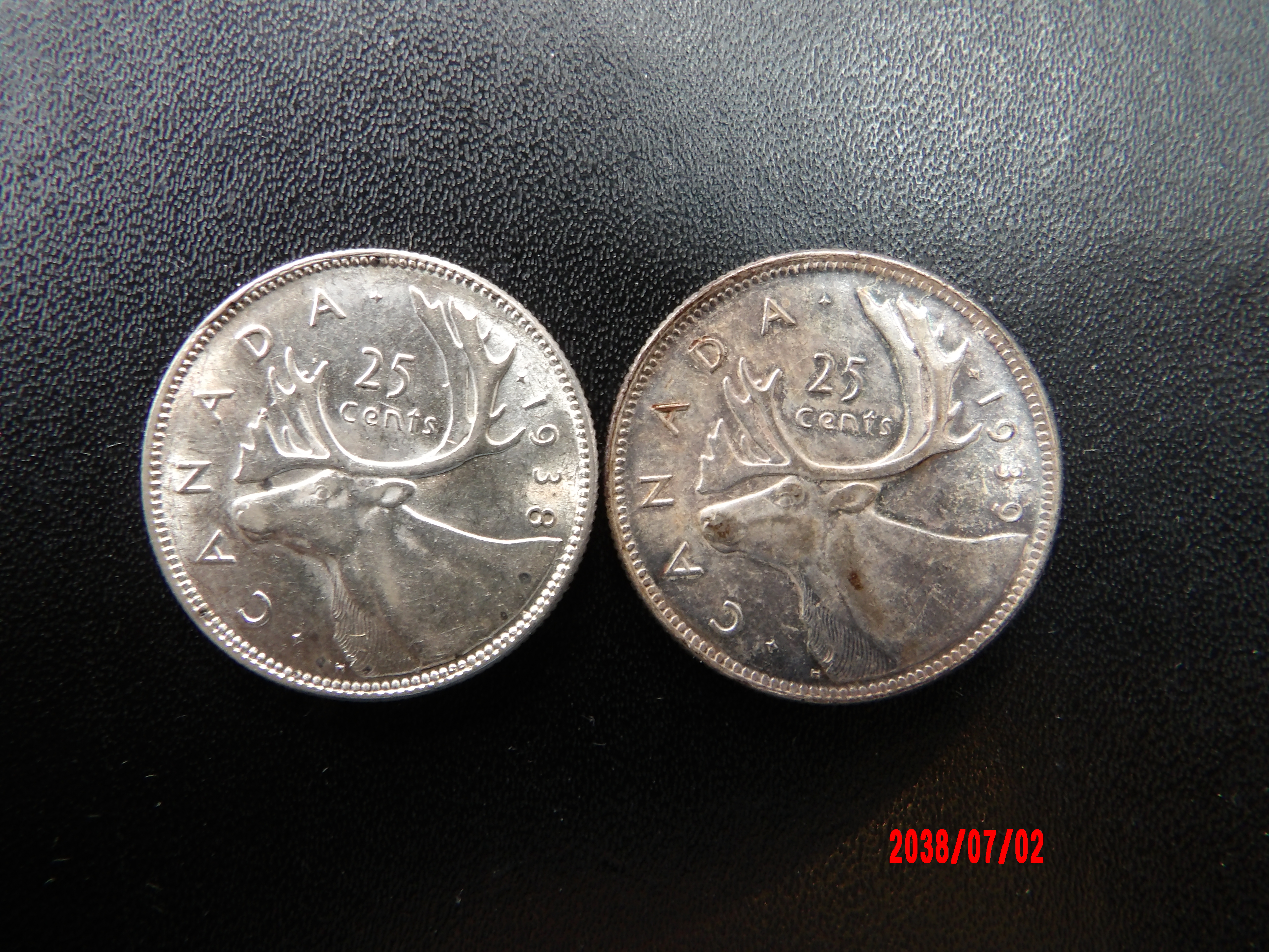 CANADA, 1938,39, 25 Cents* - Image 2