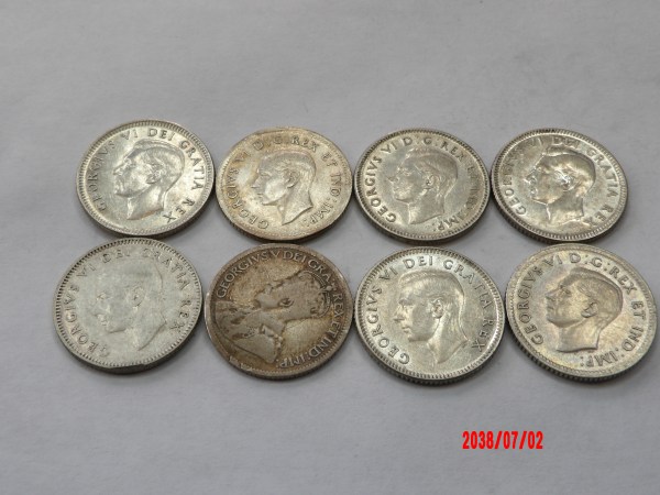 CANADA, Mixed Date, 10 Cent*