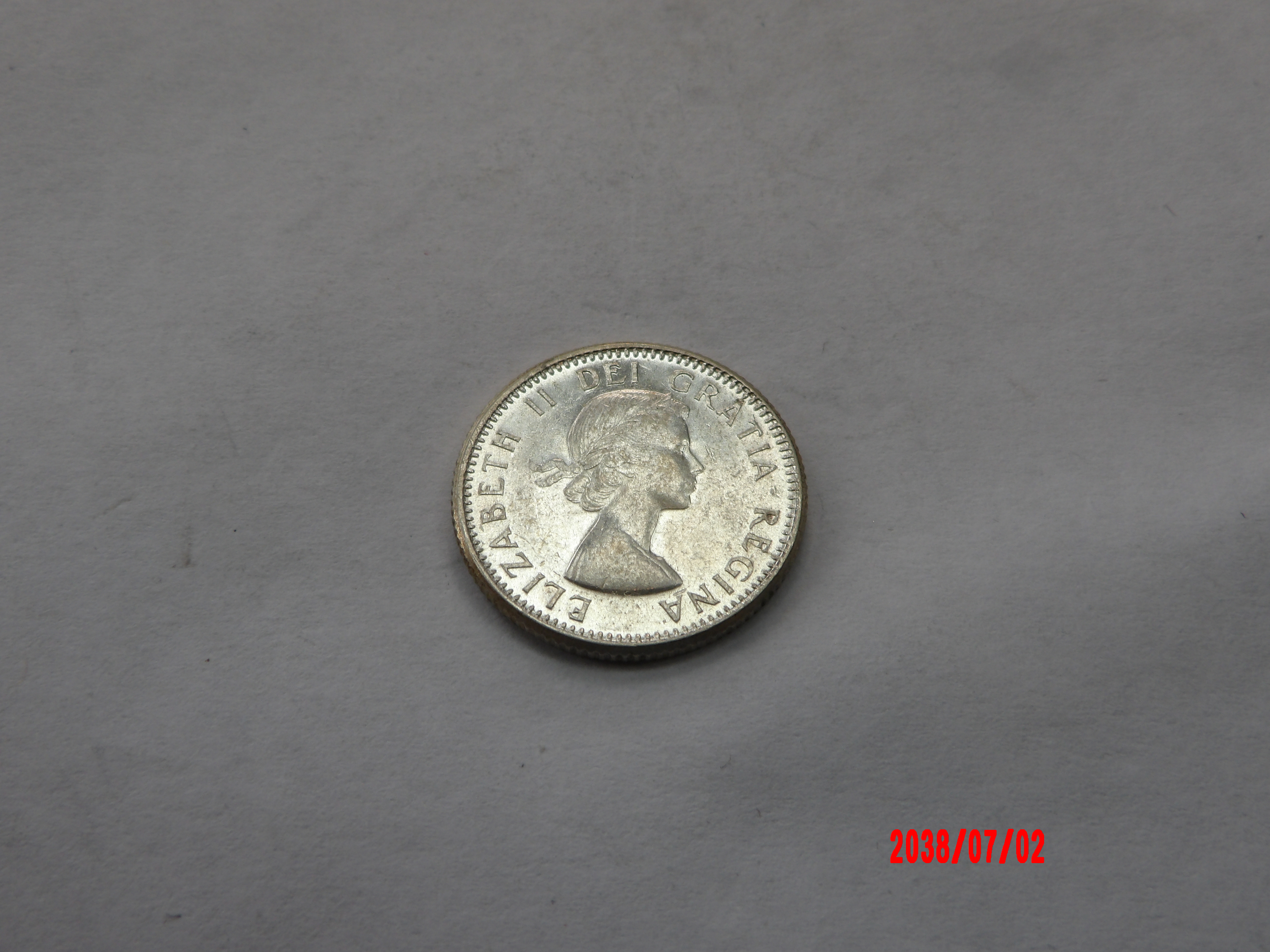 CANADA, 1955, 10 Cents - Image 1