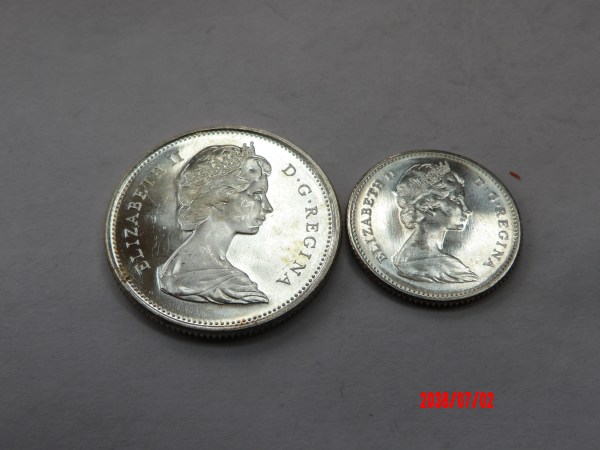 CANADA, 1967, 10C,25C*