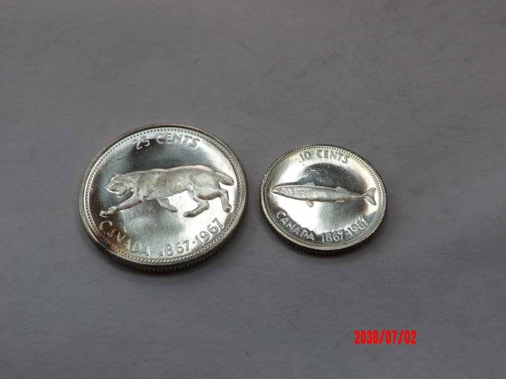 CANADA, 1967, 10C,25C*