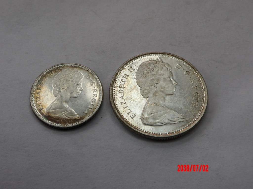 CANADA, 1968, 10C, 25C*