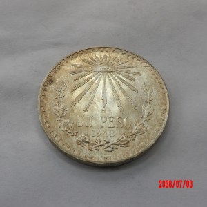 MEXICO, 1940, Peso - Image 1