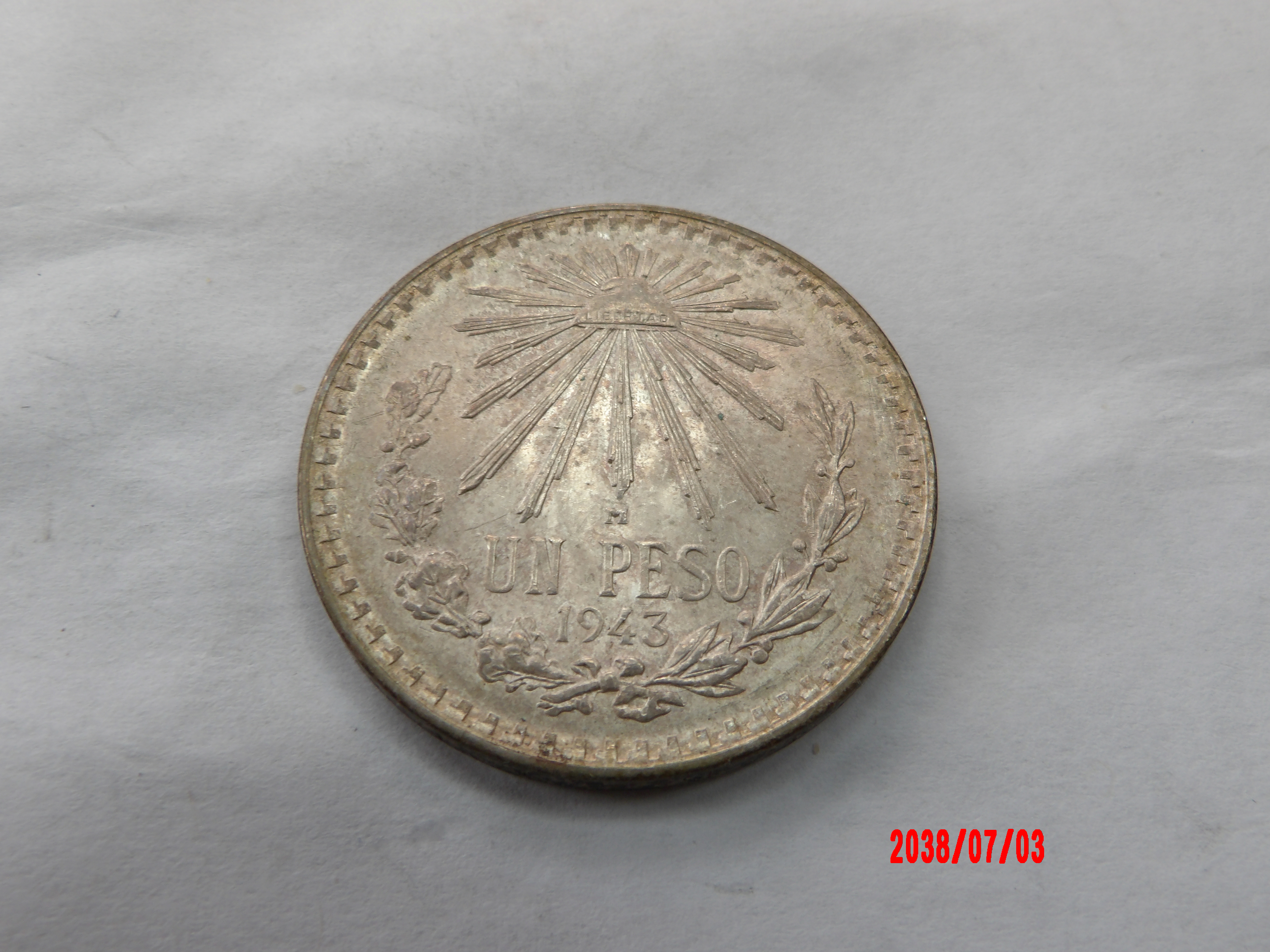 MEXICO, 1943, Peso* - Image 1