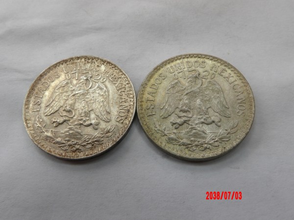 MEXICO, 1944,45,  50 Centavos*