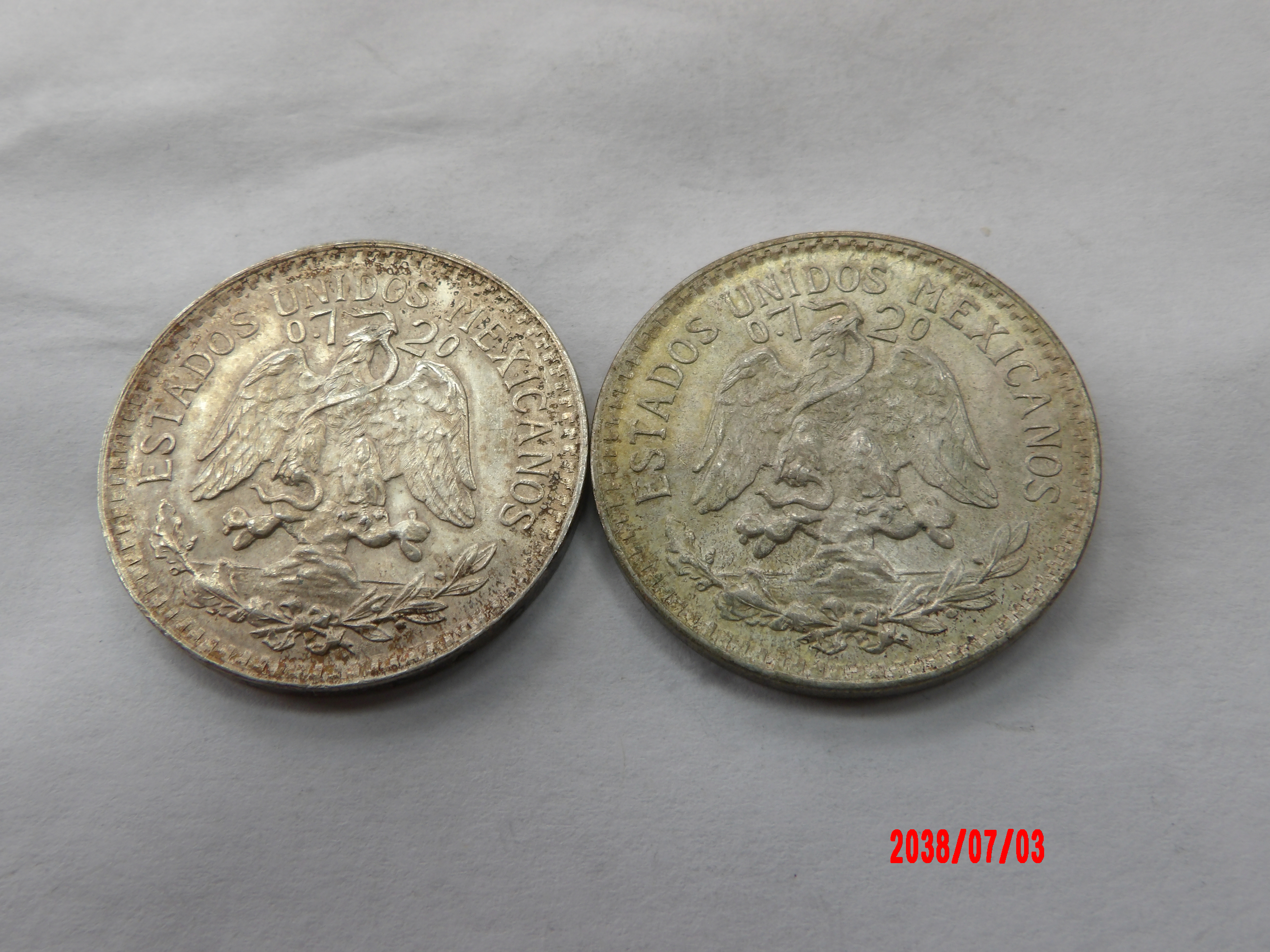 MEXICO, 1944,45,  50 Centavos* - Image 1