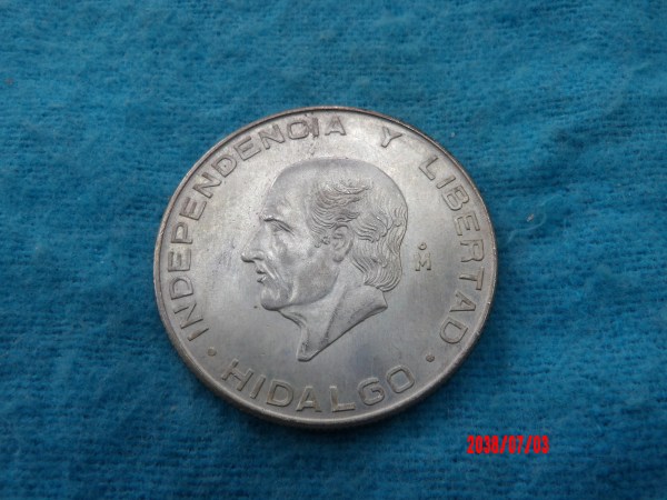 MEXICO, 1955, 5 Pesos*