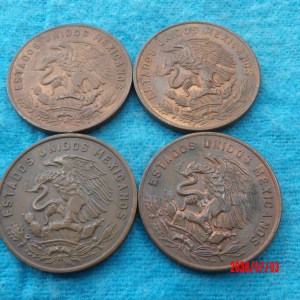 MEXICO, Mixed Date, 20 Centavos - Image 2