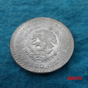 MEXICO, 1957, Peso - Image 2