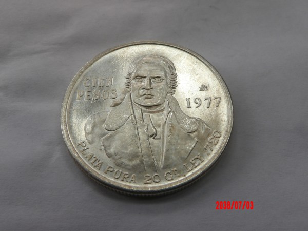 MEXICO, 1977, 100 Pesos*