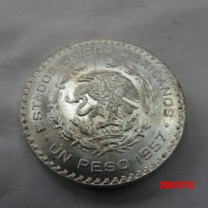 MEXICO, 1957, Peso - Image 2