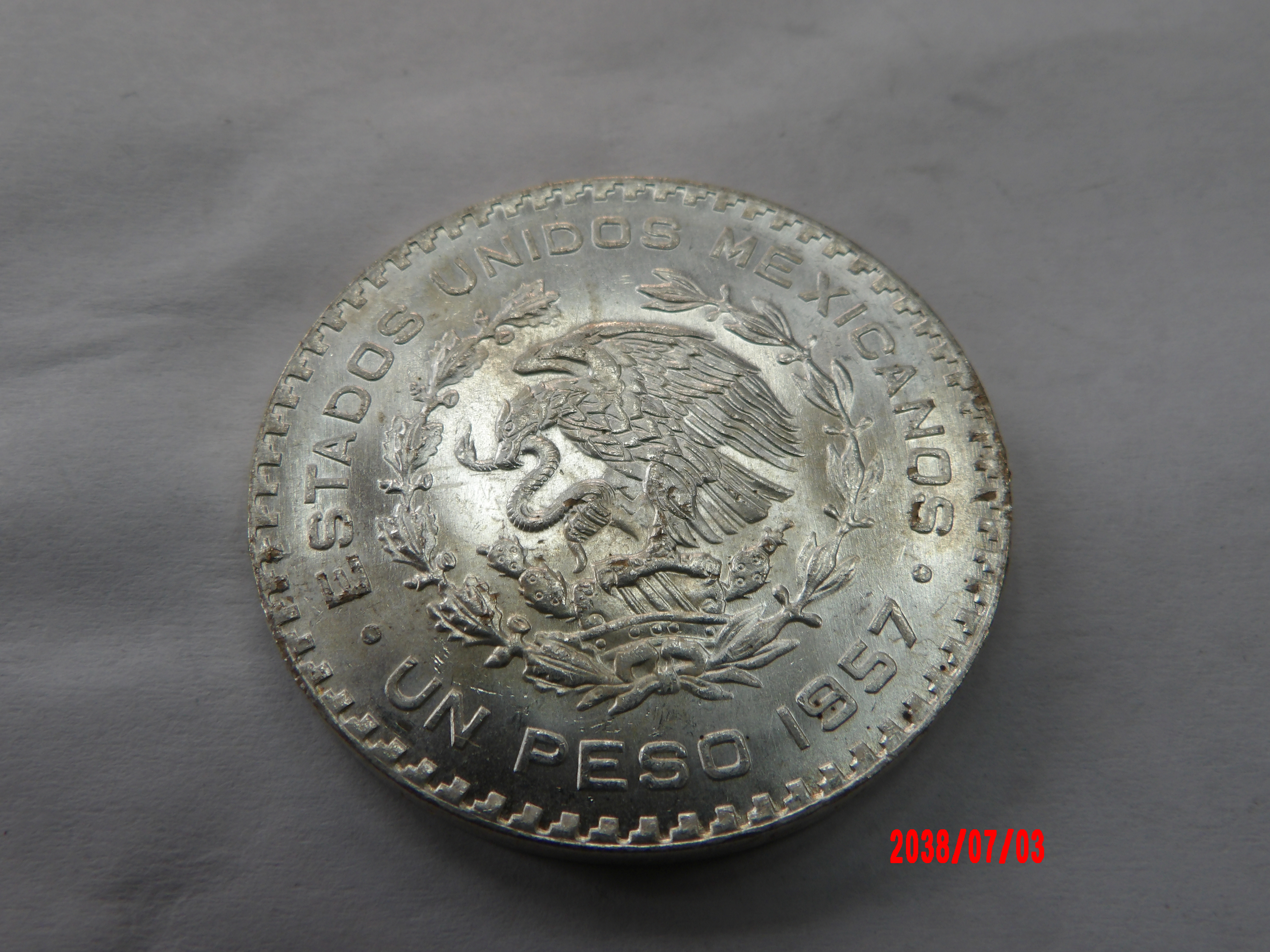 MEXICO, 1957, Peso - Image 2