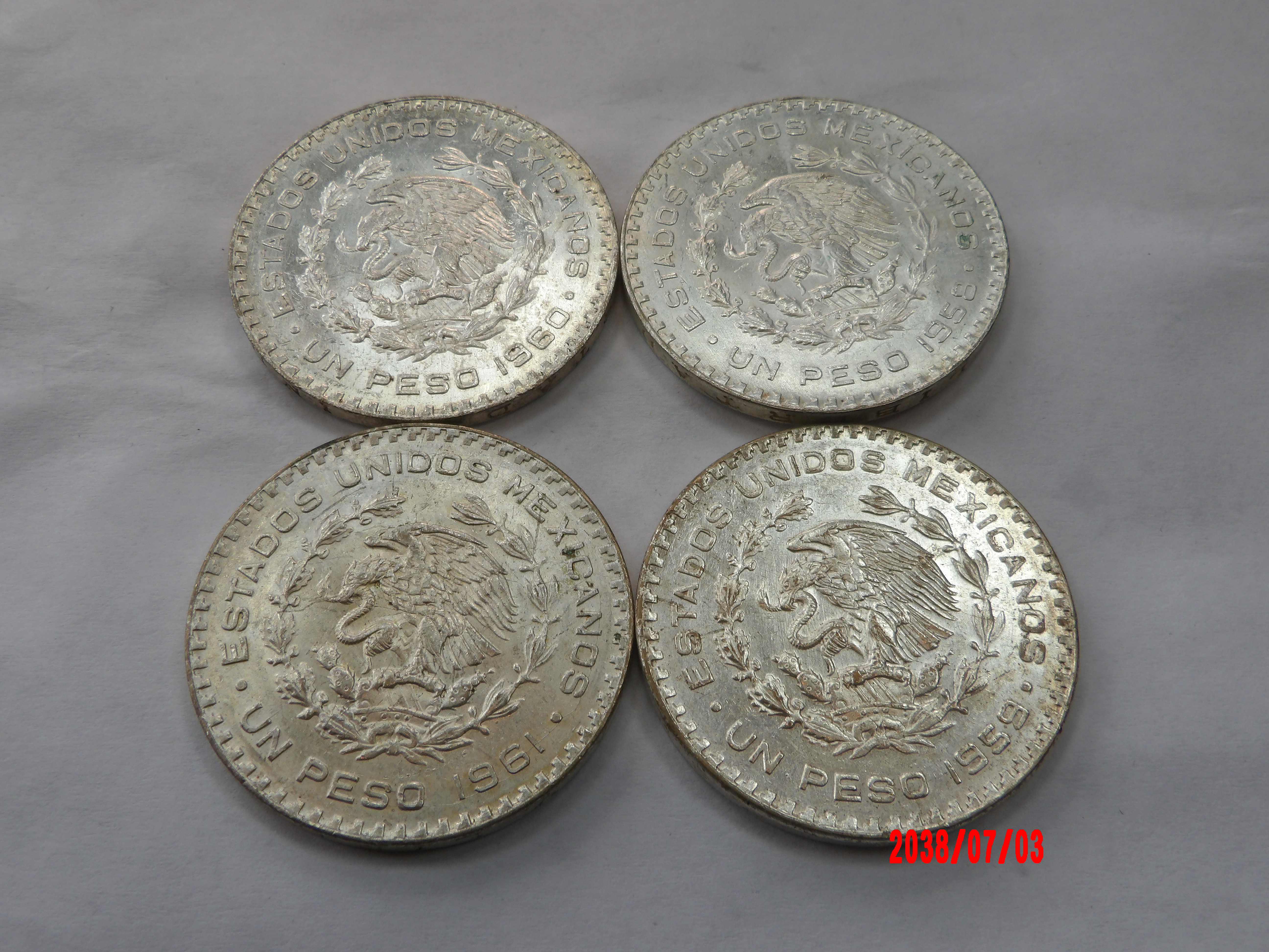 MEXICO, 1958-61, Peso* - Image 4