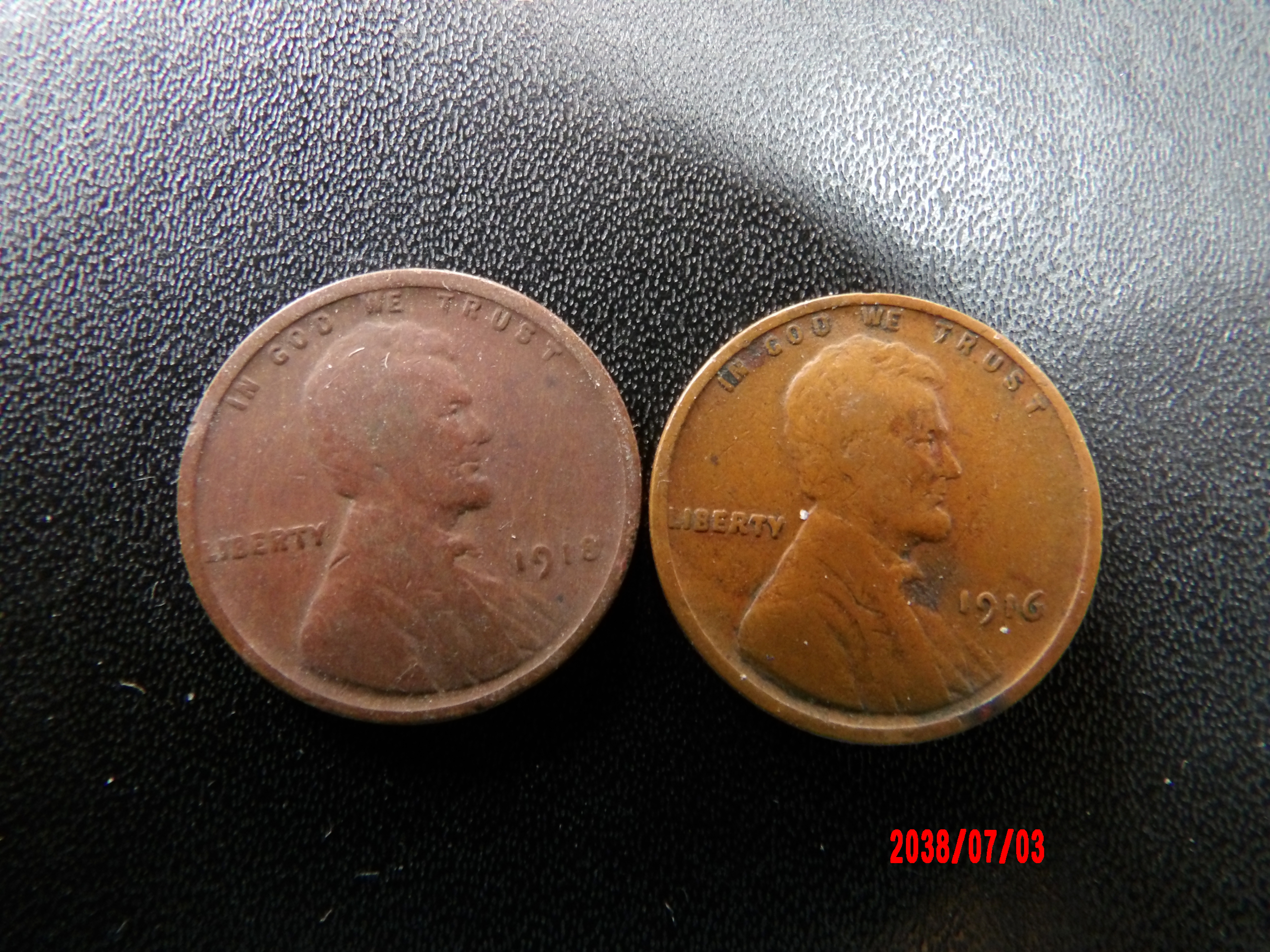 UNITED STATES, 1916 &18, Cent - Image 1