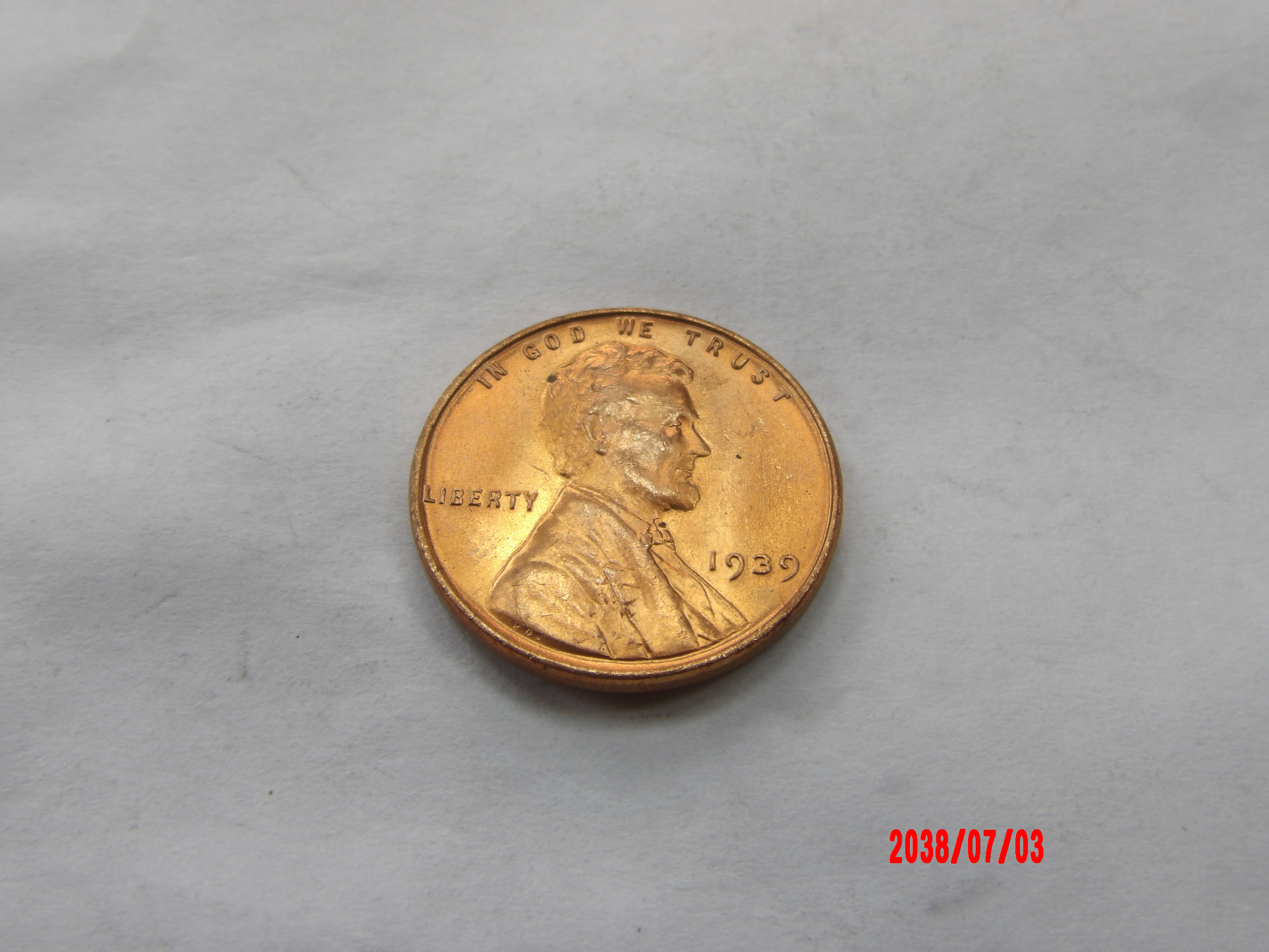 UNITED STATES, 1939, Cent - Image 1