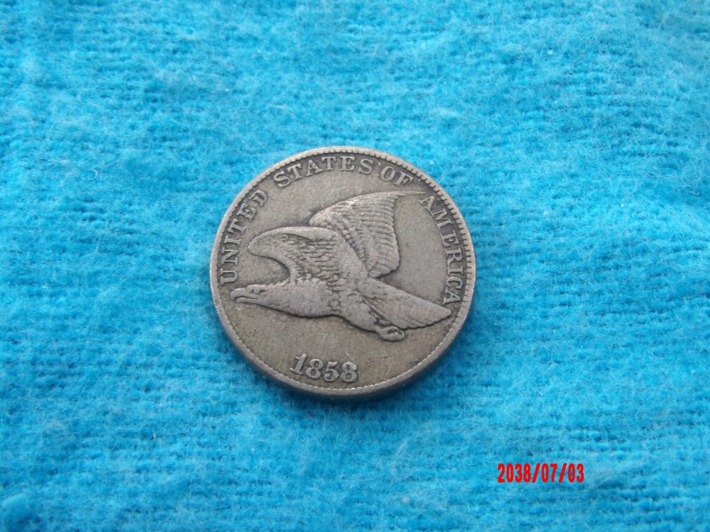 UNITED STATES, 1858LL, Cent