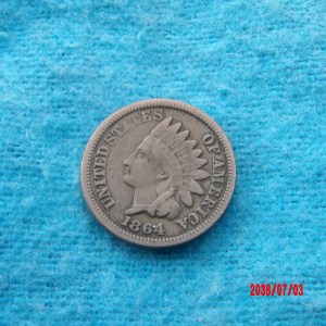 UNITED STATES, 1864CN, Cent - Image 1