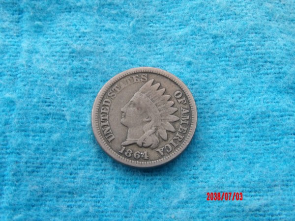 UNITED STATES, 1864CN, Cent