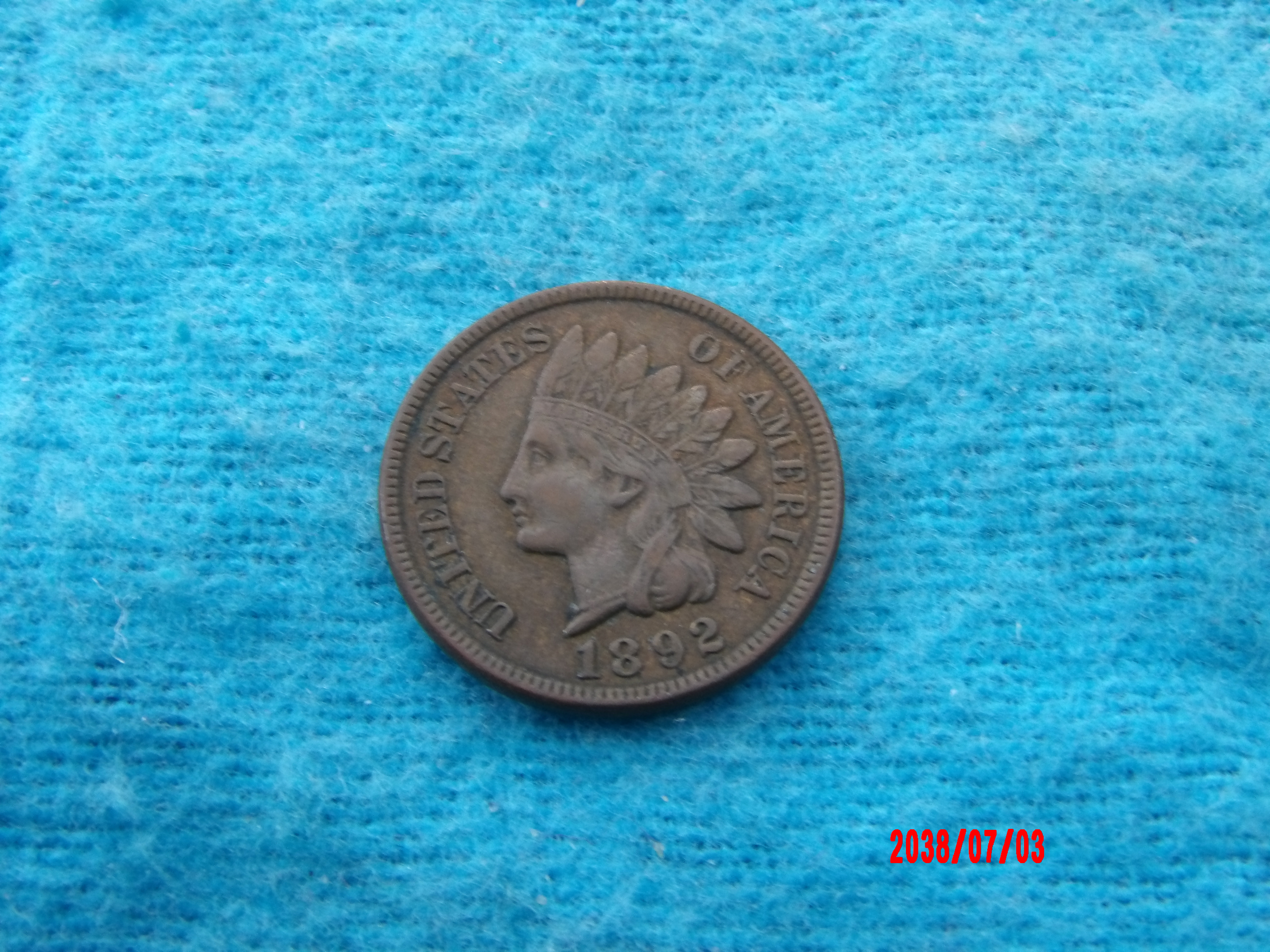 UNITED STATES, 1867, Cent - Image 2