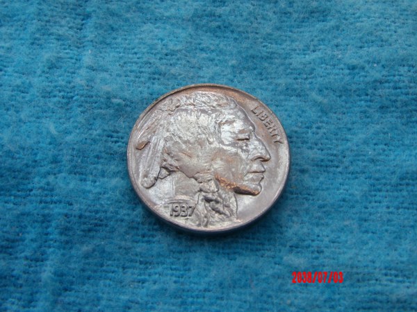 UNITED STATES, 1937D, 5 Cents