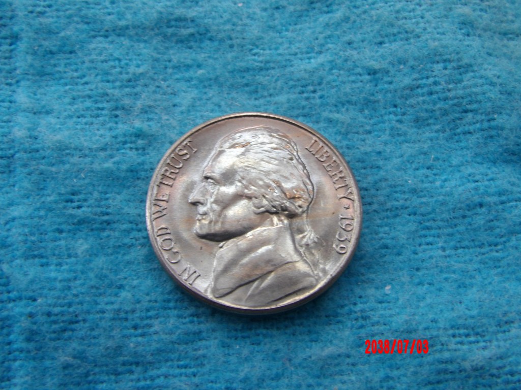 UNITED STATES, 1939S, 5 Cent