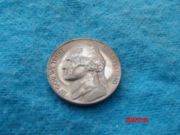 UNITED STATES, 1940S, 5 Cent