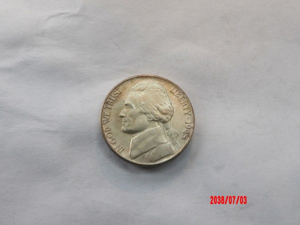 UNITED STATES, 1945D, 5 Cent