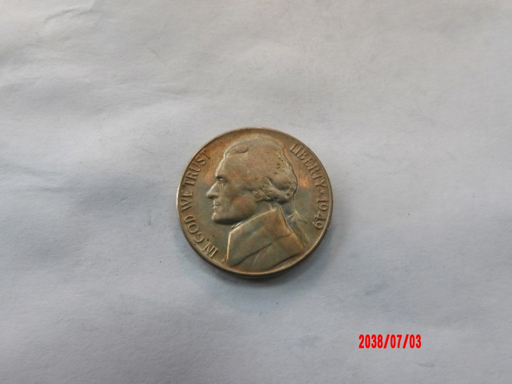 UNITED STATES, 1949D, 5 Cent