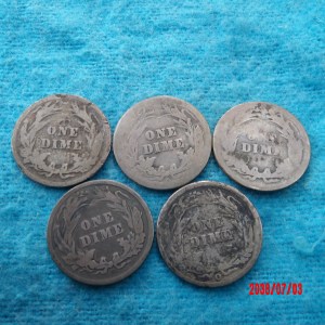 UNITED STATES, 1892-02, Dime* - Image 2
