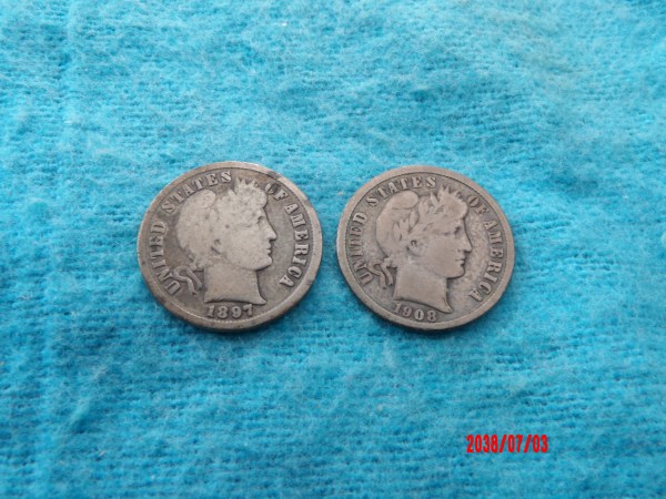 UNITED STATES, 1897,08, Dime