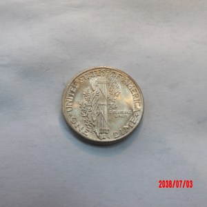 UNITED STATES, 1937, Dime - Image 2