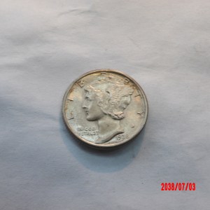UNITED STATES, 1938, Dime - Image 1