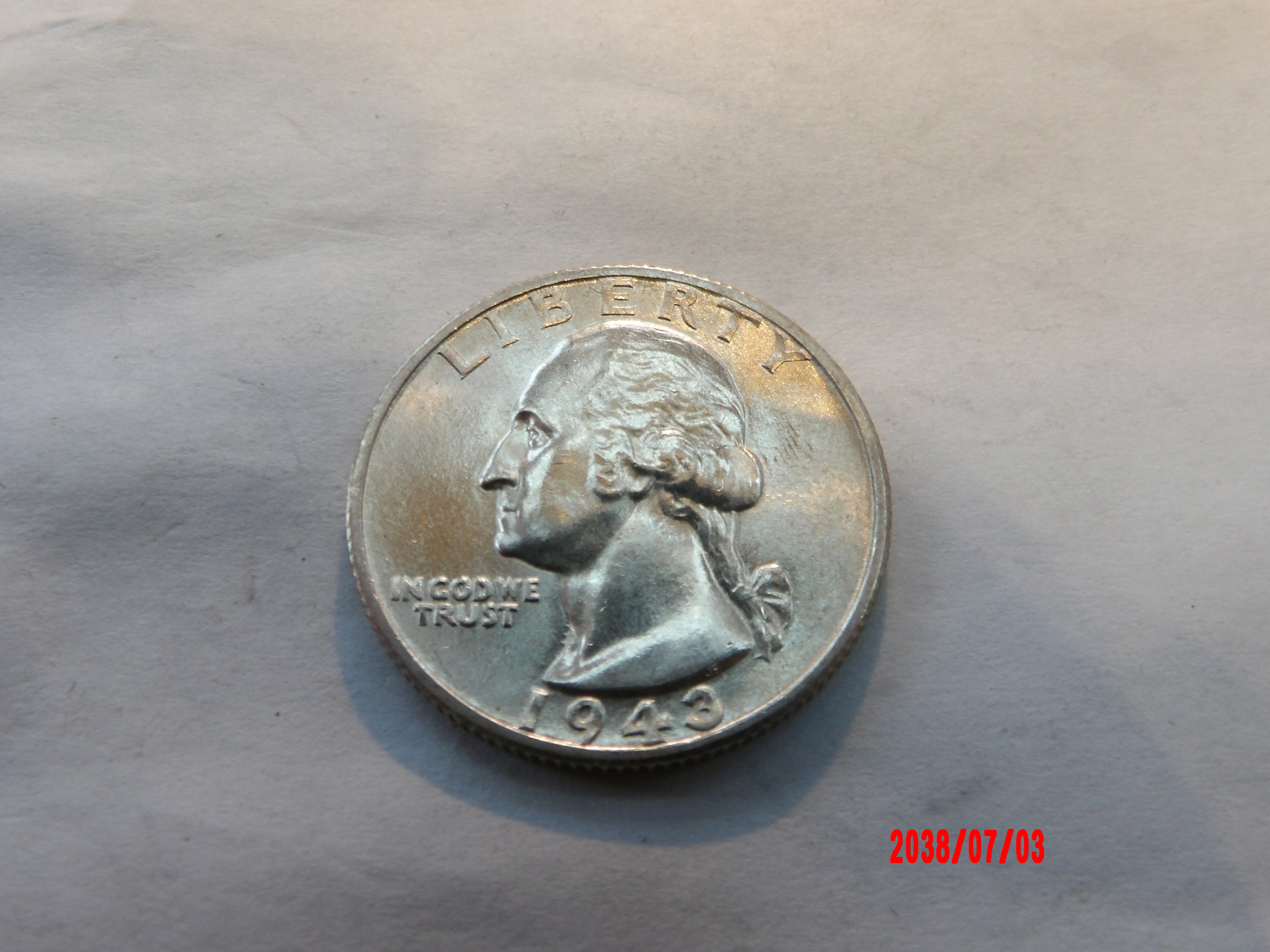 UNITED STATES, 1943S, 25C - Image 1