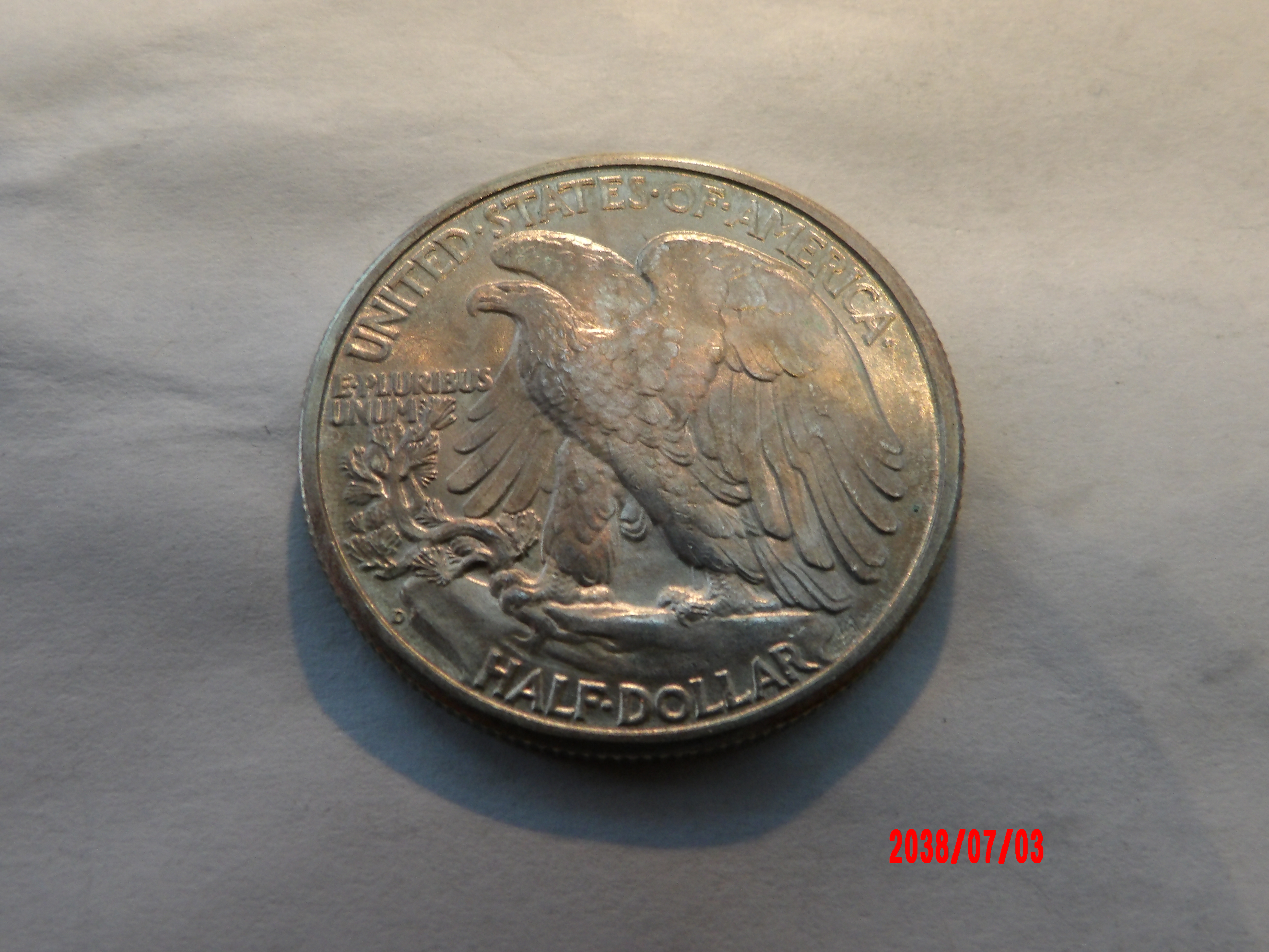 UNITED STATES, 1946D, 50C - Image 2