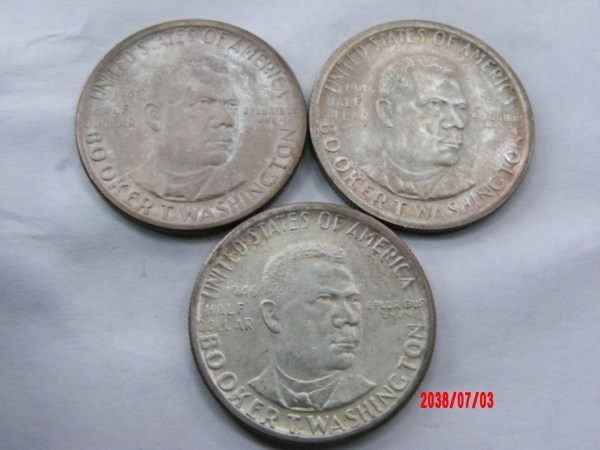 UNITED STATES, 1946,P,D,S Booker Commemorative*