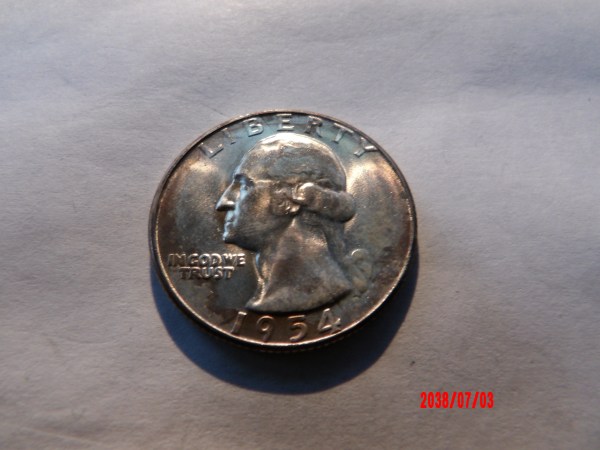 UNITED STATES, 1954S, 25C