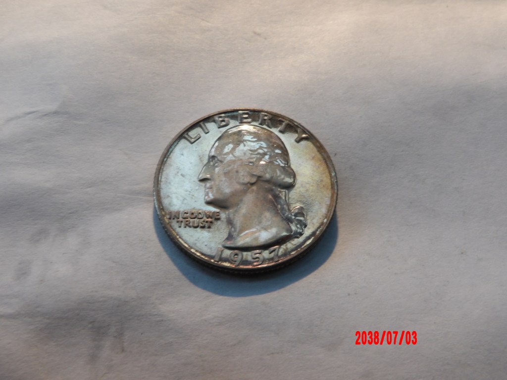 UNITED STATES, 1957, 25C Proof