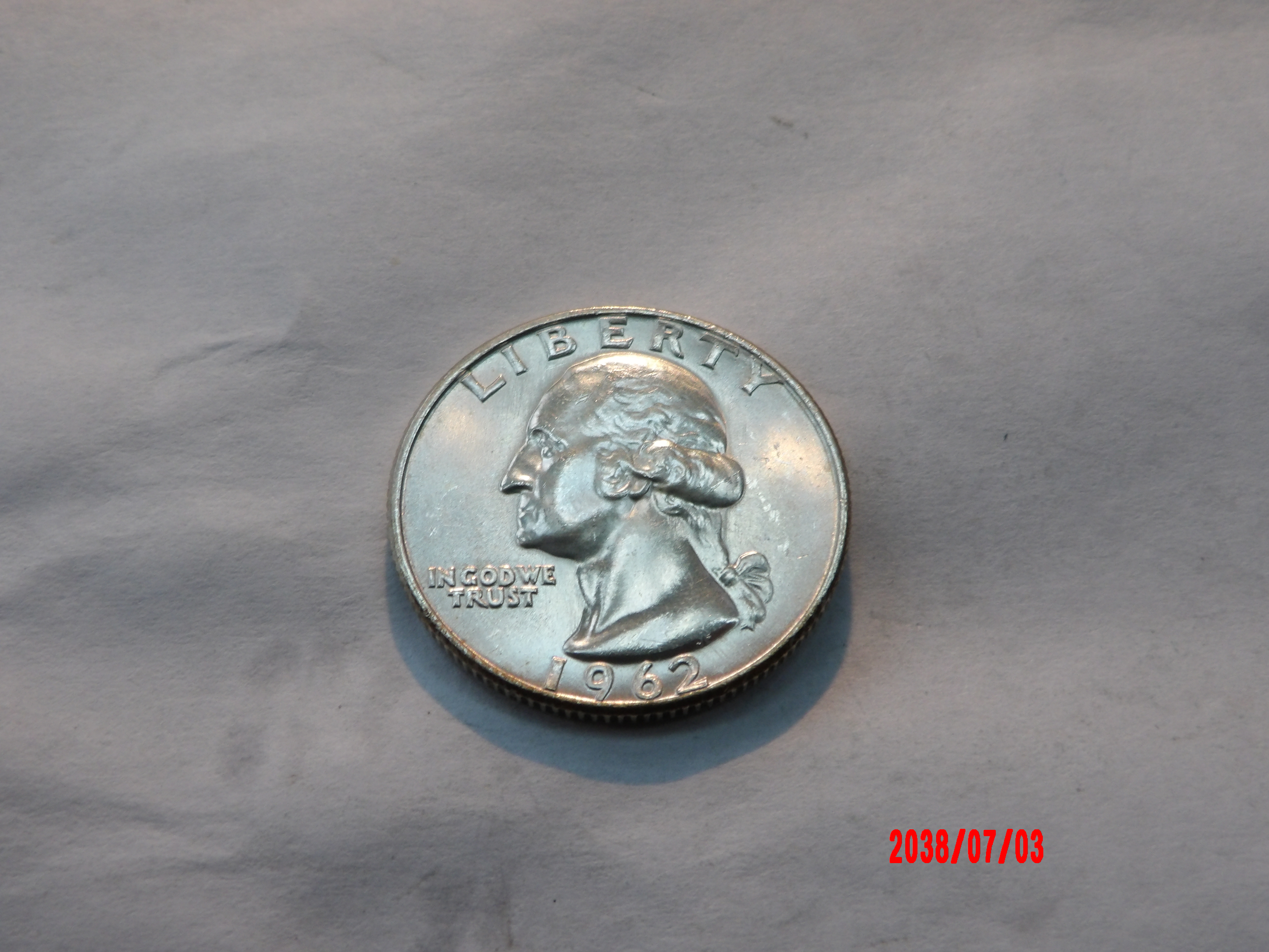 UNITED STATES, 1962D, 25C - Image 1