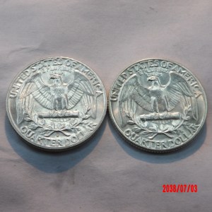UNITED STATES, 1963D,64, 25C - Image 2
