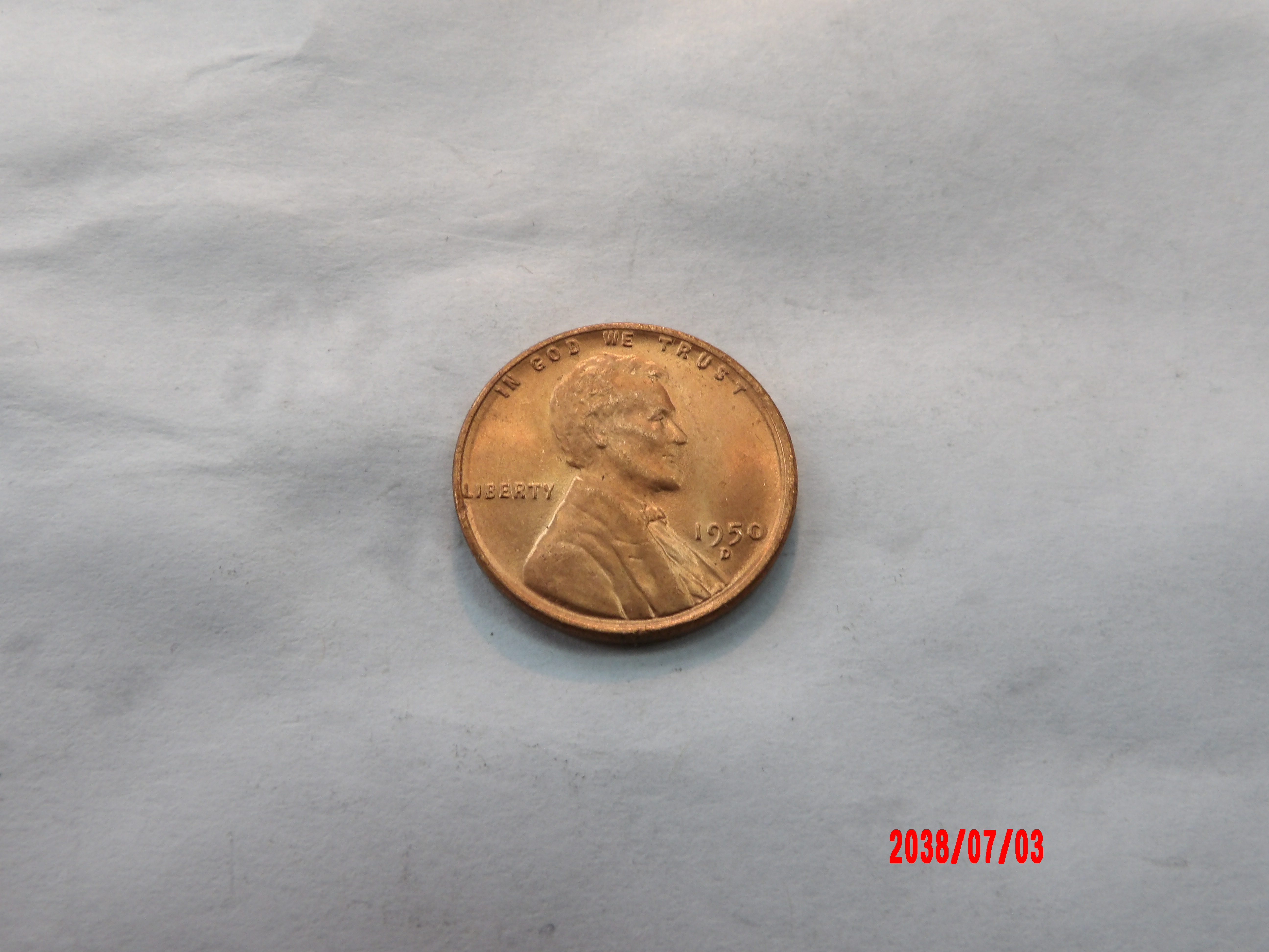 UNITED STATES, 1950D, Cent - Image 1