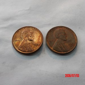 UNITED STATES, 1951D,S, Cent - Image 1