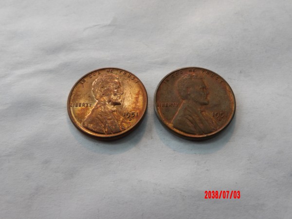 UNITED STATES, 1951D,S, Cent